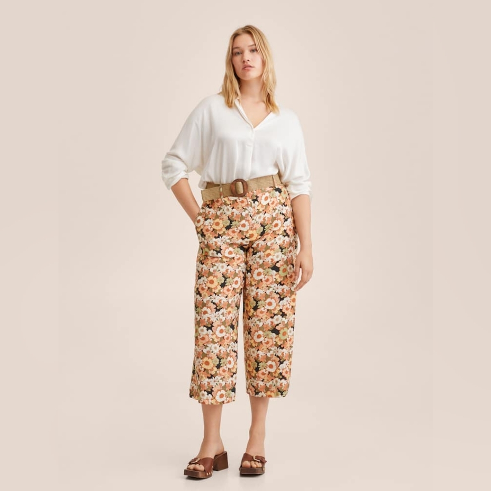 🔥Last 1🔥MANGO Floral culottes - Picture 6 of 6